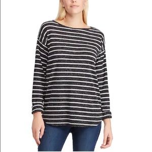 Chaps Cozy Striped Top